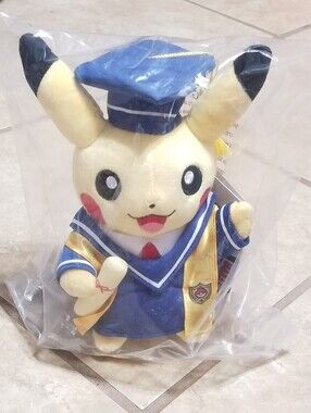 Pokemon Center Graduation Pikachu 8 Inch Plush